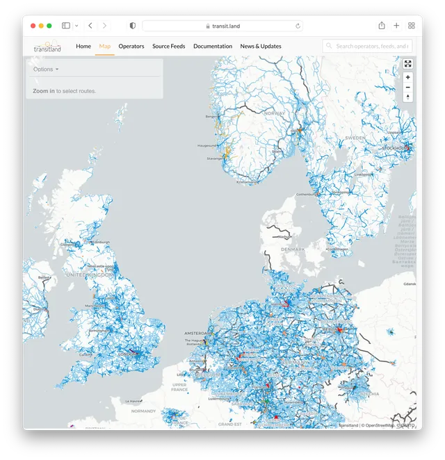Transitland Vector Tile Improvements - Interline Technologies