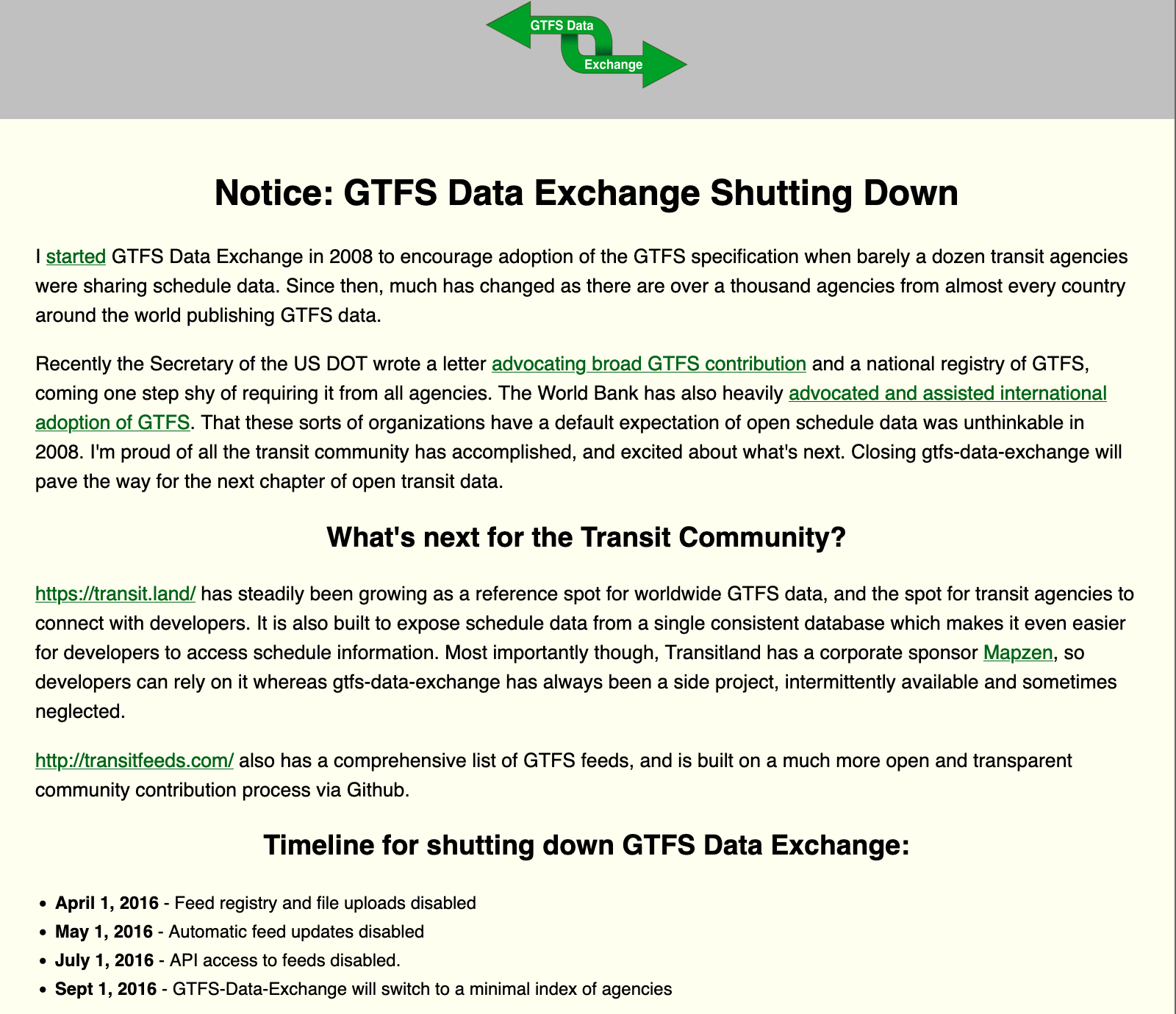 screenshot of gtfs-data-exchange.com